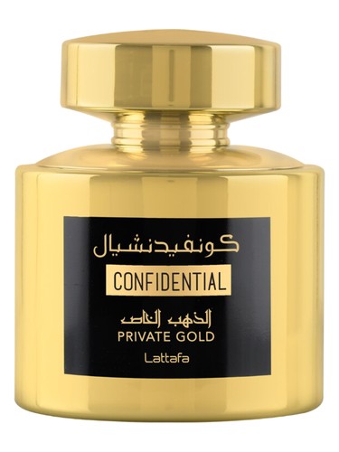 Apa de Parfum Confidential Private Gold, Lattafa, Barbati - 100ml - Secret Scent