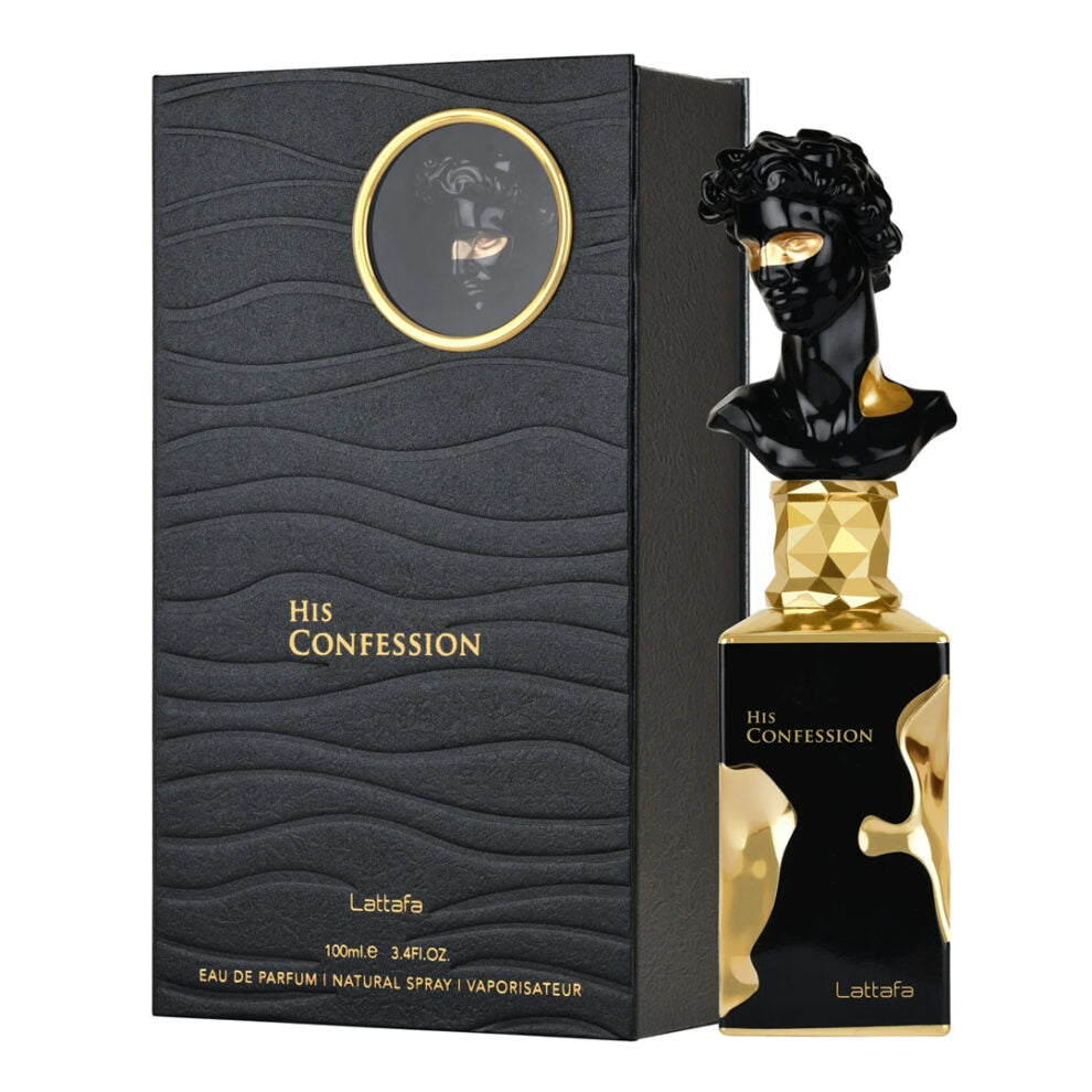 Apa de Parfum His Confession, Lattafa, Barbati - 100ml - Secret Scent