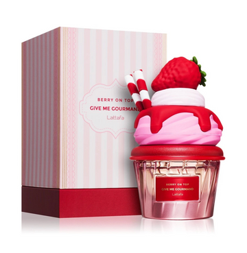 Apă de parfum Lattafa Give Me Gourmand Berry on Top, Femei - 75ml - Secret Scent