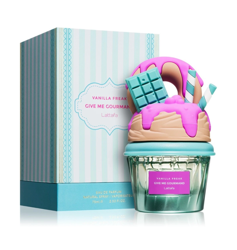 Apa de parfum Lattafa Give Me Gourmand Vanilla Freak, Femei - 75ml - Secret Scent