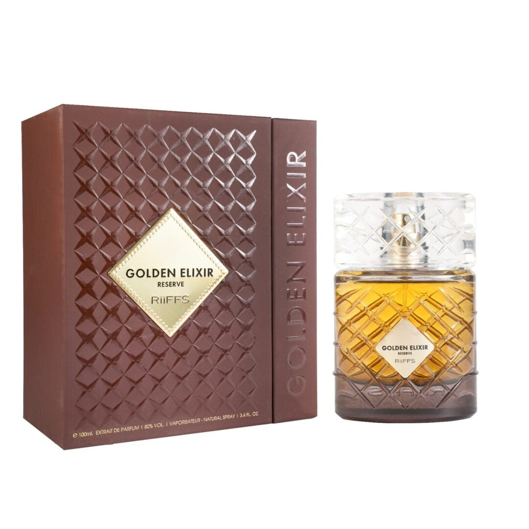 Extrait de Parfum Golden Elixir Reserve, Riiffs, Unisex- 100ml - Secret Scent