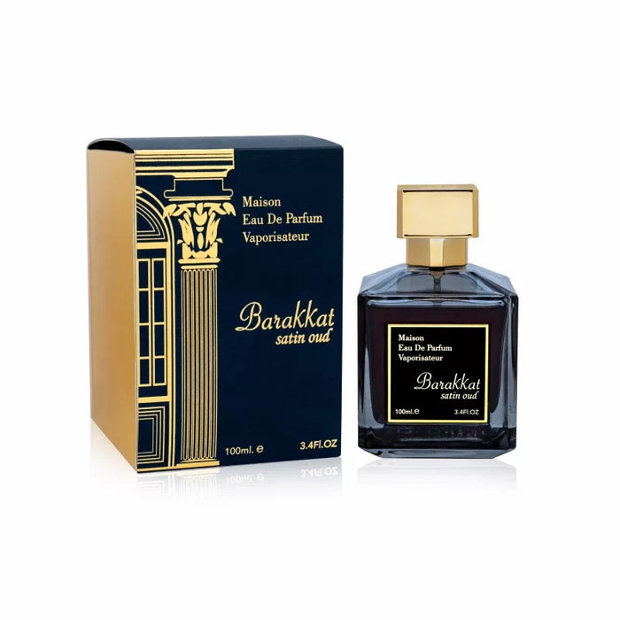 Apă de parfum Fragrance World Barakkat Satin Oud Unisex - 100ml