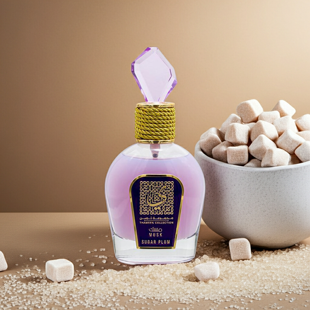 Apa de Parfum Sugar Plum, Lattafa, Femei - 100ml - Secret Scent