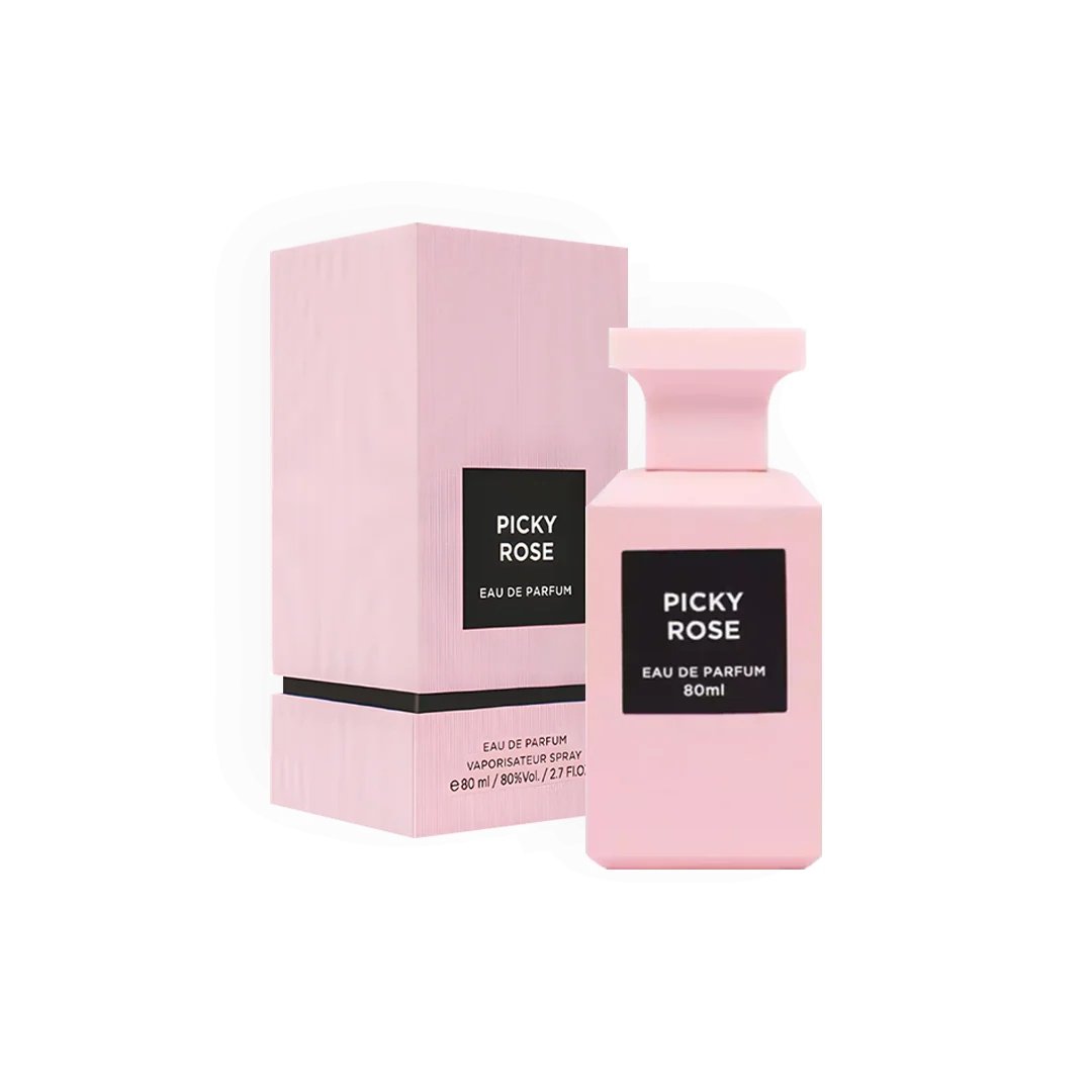 Apa de parfum, Fragrance World, Picky Rose, unisex, 80 ml - Secret Scent