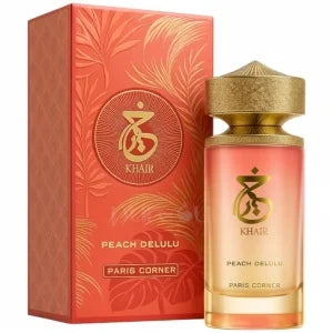 Apa de parfum Paris Corner Khair Peach Delulu, Unisex - 100 ml