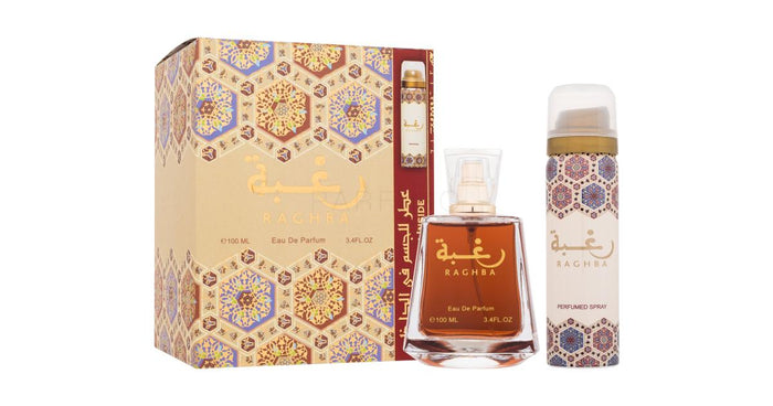 Lattafa Raghba Apa de Parfum, Femei - 100ml + Deodorant