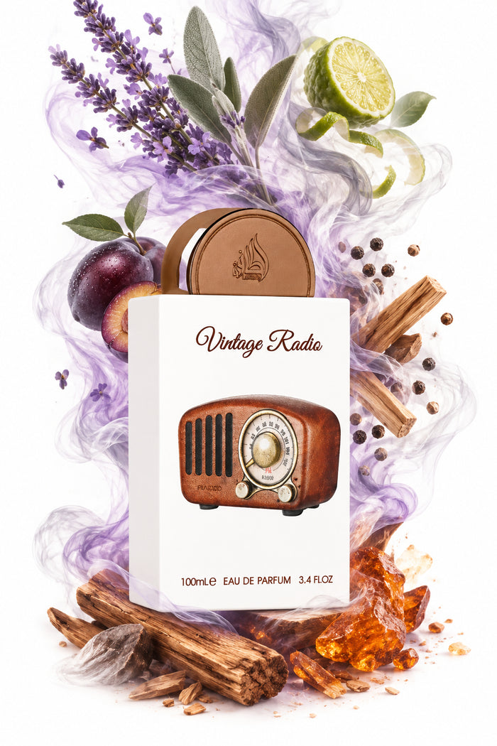 Apa de parfum Vintage Radio Lattafa, Unisex - 100ml