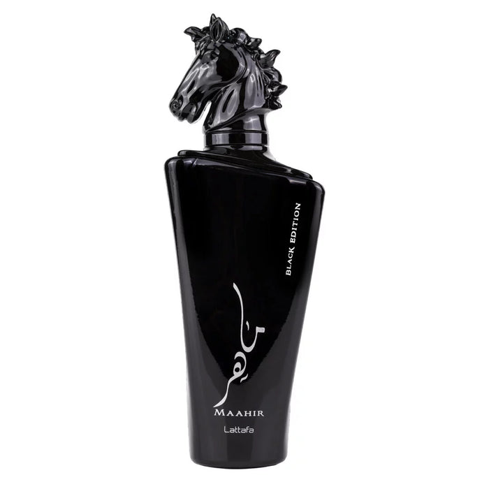 Apa de Parfum Maahir Black Edition, Lattafa, Barbati - 100ml - Secret Scent