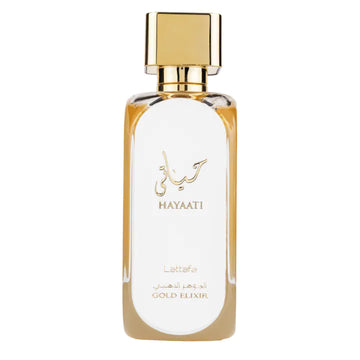 Apa de Parfum Hayaati Gold Elixir, Lattafa, Femei - 100ml - Secret Scent