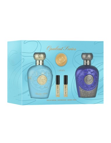 Set Cadou Apa de Parfum Lattafa Opulent Dubai 100 ml & Opulent Blue Elixir 100 ml