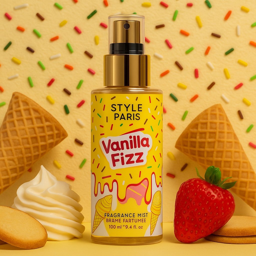 Spray de corp Vanilla Fizz - Style Paris, 100 ml - Secret Scent